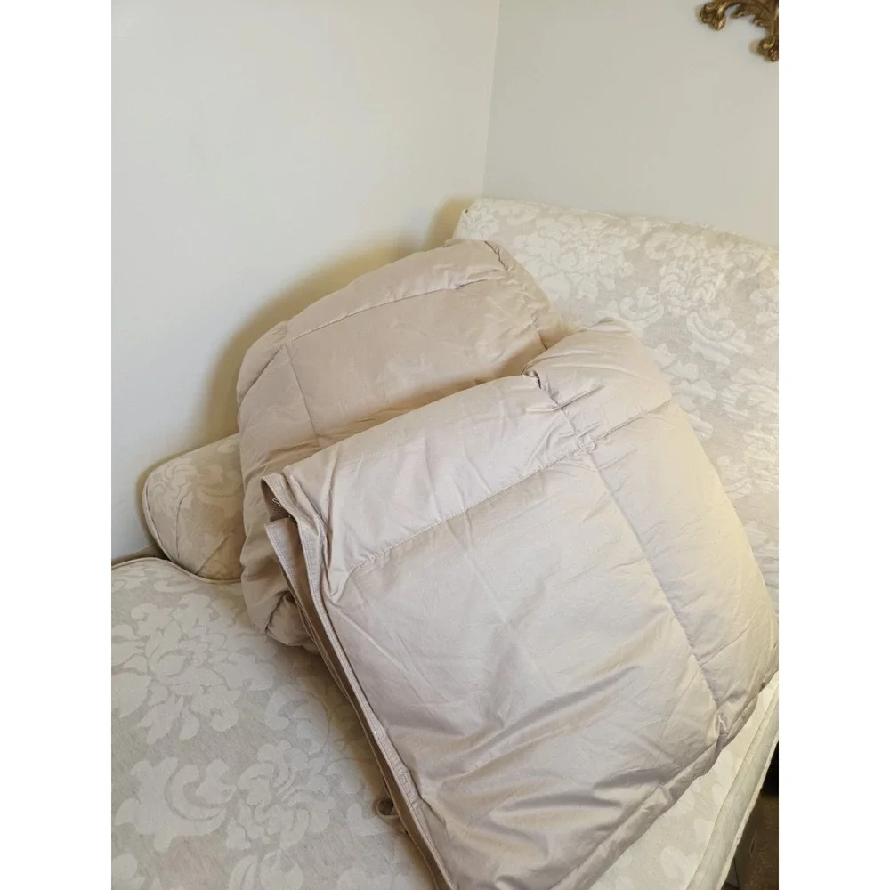 The Company Store Lacrosse Extra Warmth Down Comforter Feather Tan Twin/XL NEW!